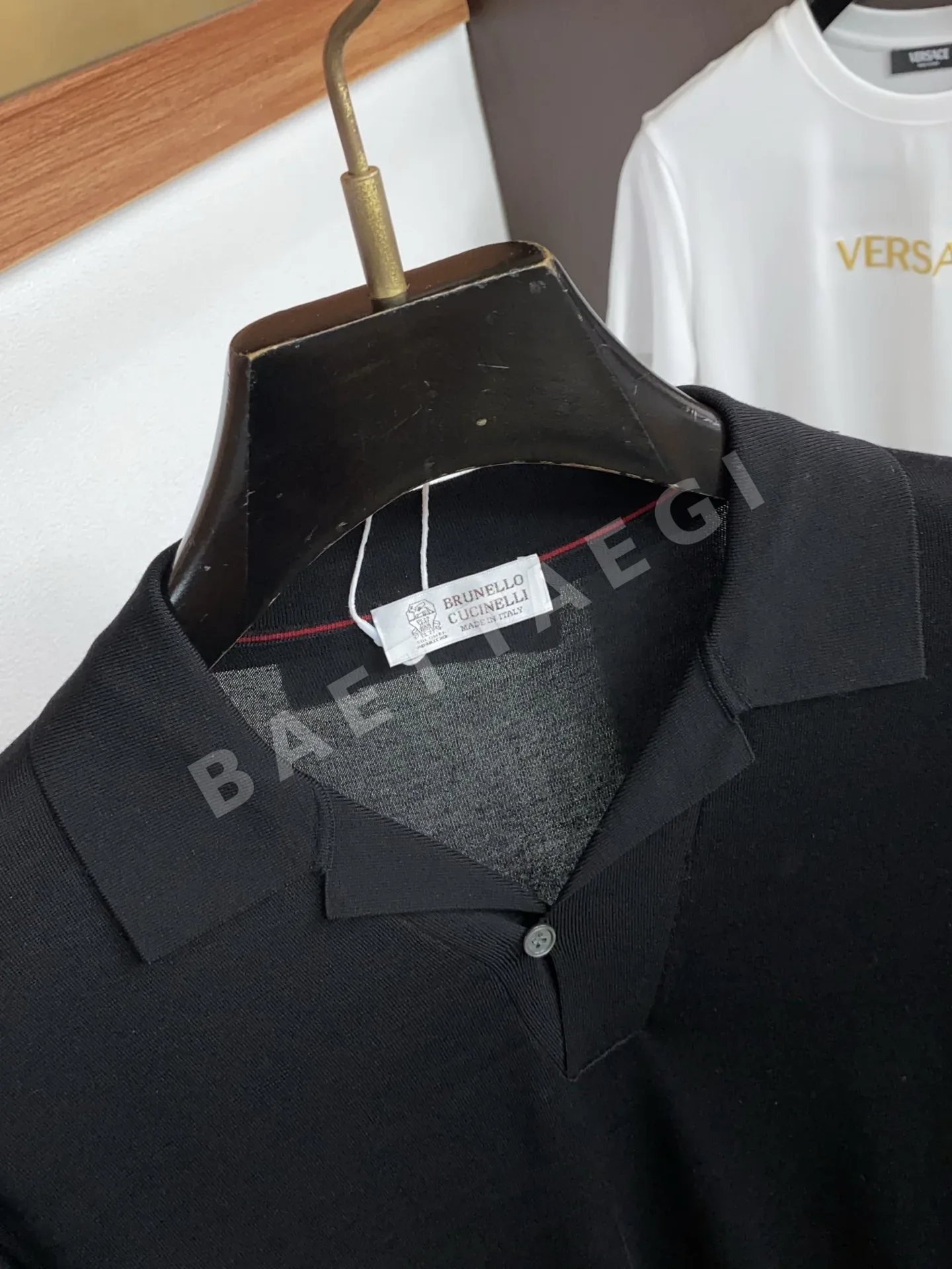 브루넬로쿠치넬리 남성 크루넥 코튼 반팔 티셔츠 상세 이미지 3