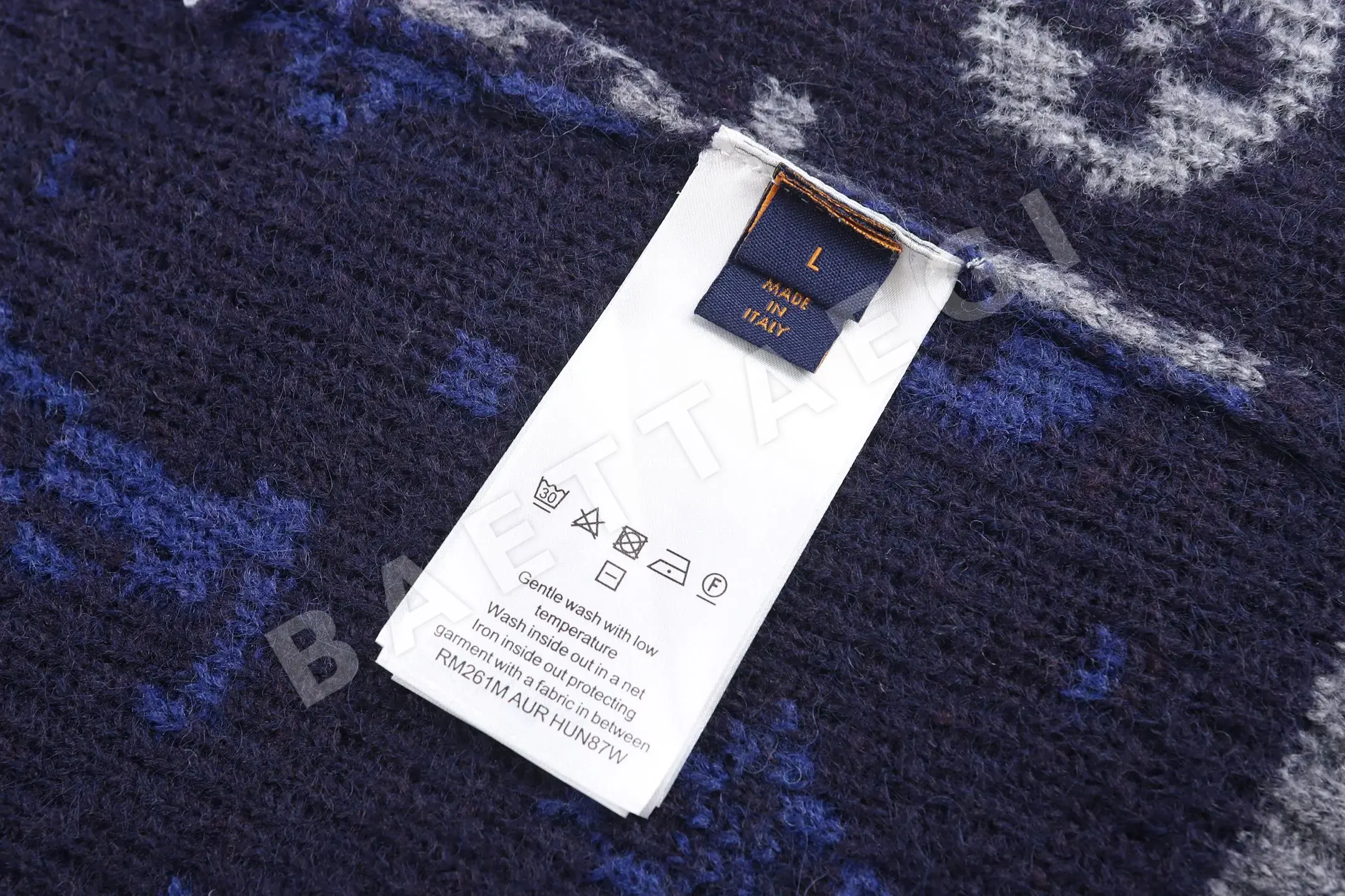 루이비통 모헤어 자카드 남성 가디건 상세 이미지 12