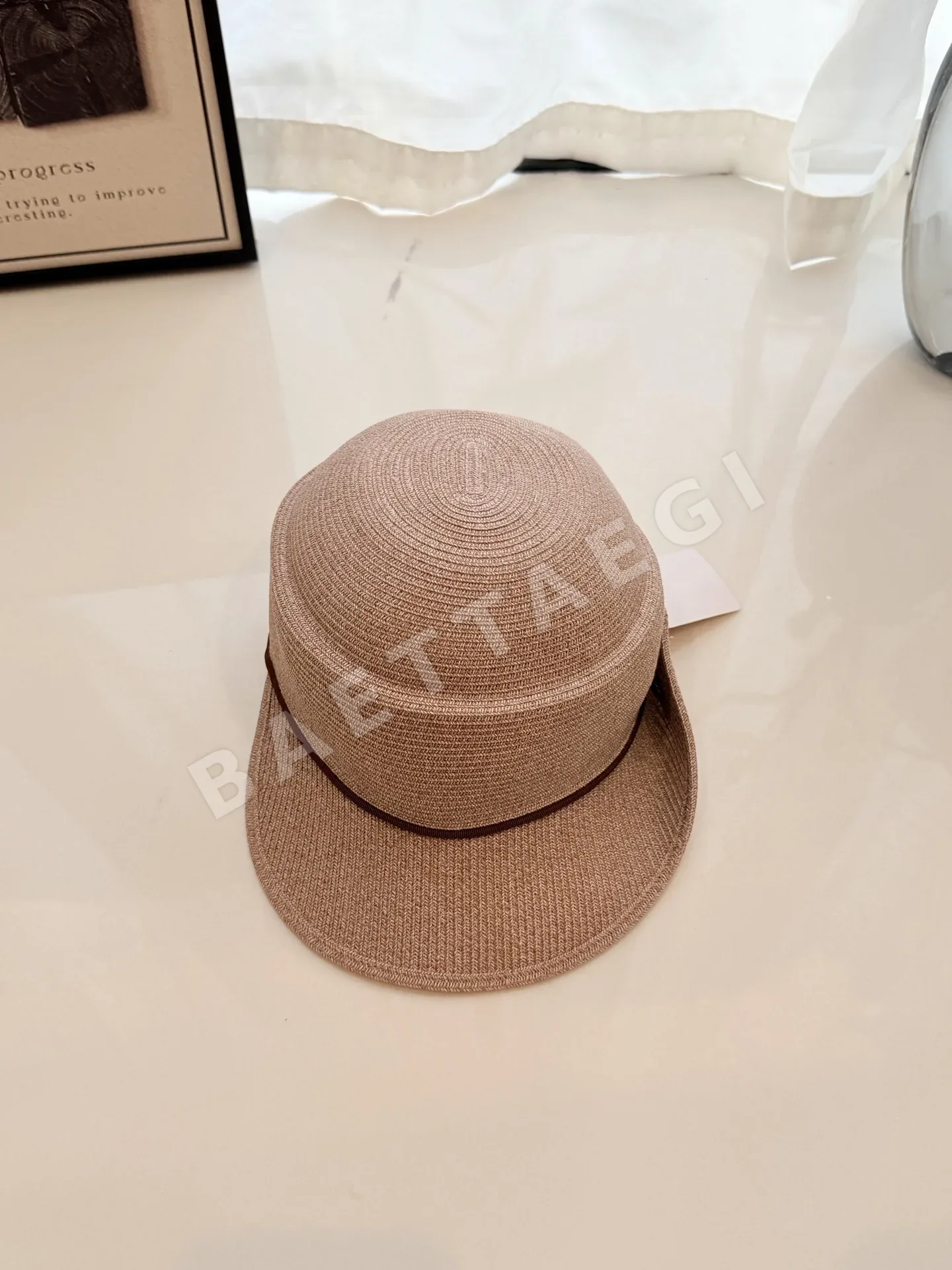 미우미우 스트로 라이딩 햇 모자 80782
