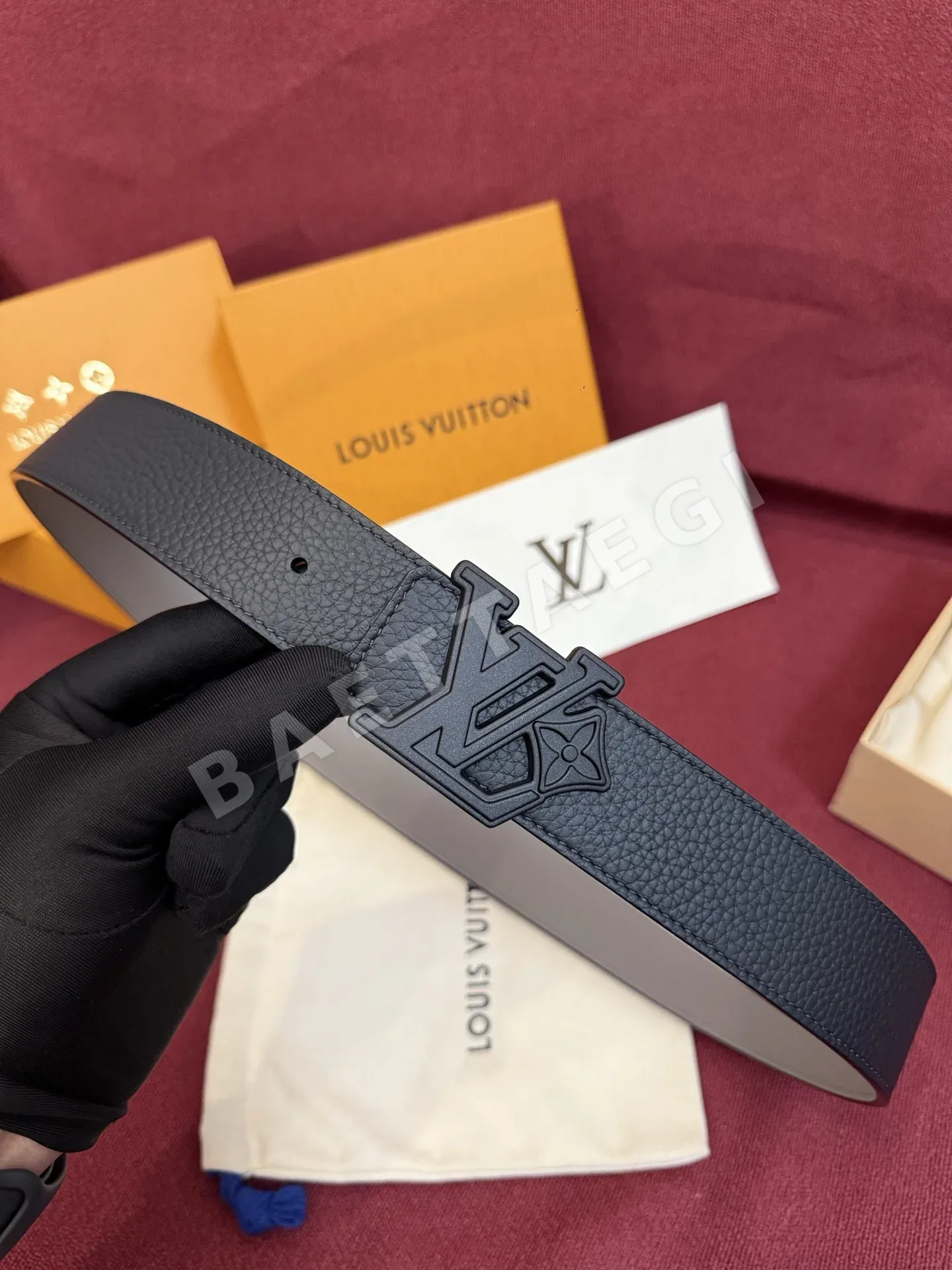 루이비통 다미에 LV 리버시블 벨트 상세 이미지 2