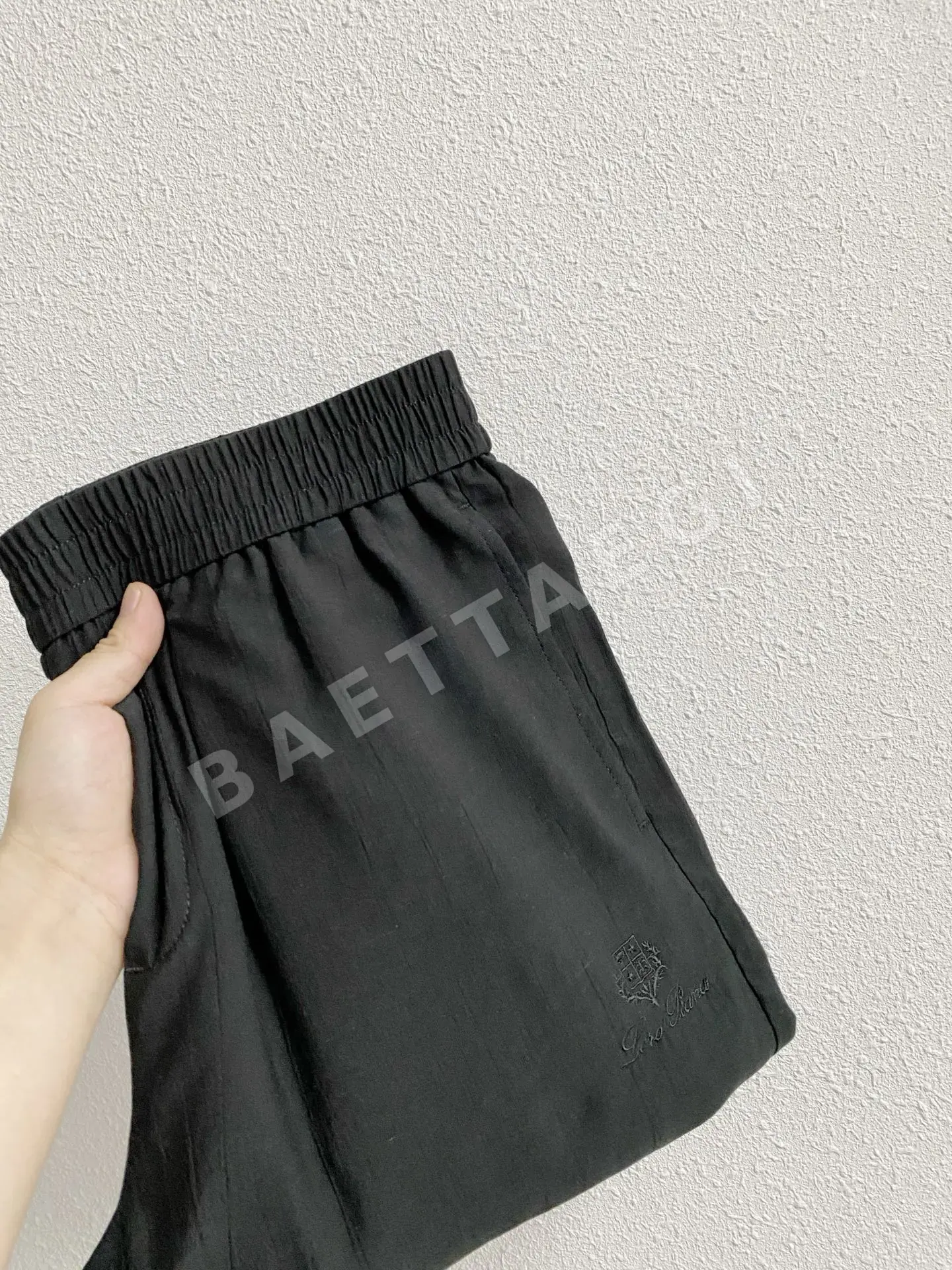 로로피아나 고밀도 텐셀 클라우드 소프트 린넨 남성 바지 상세 이미지 10