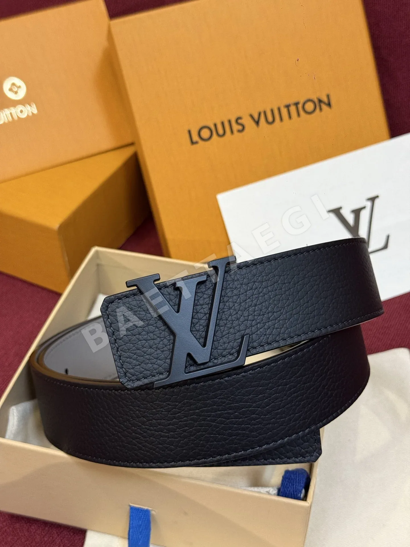 루이비통 다미에 LV 리버시블 벨트 상세 이미지 6