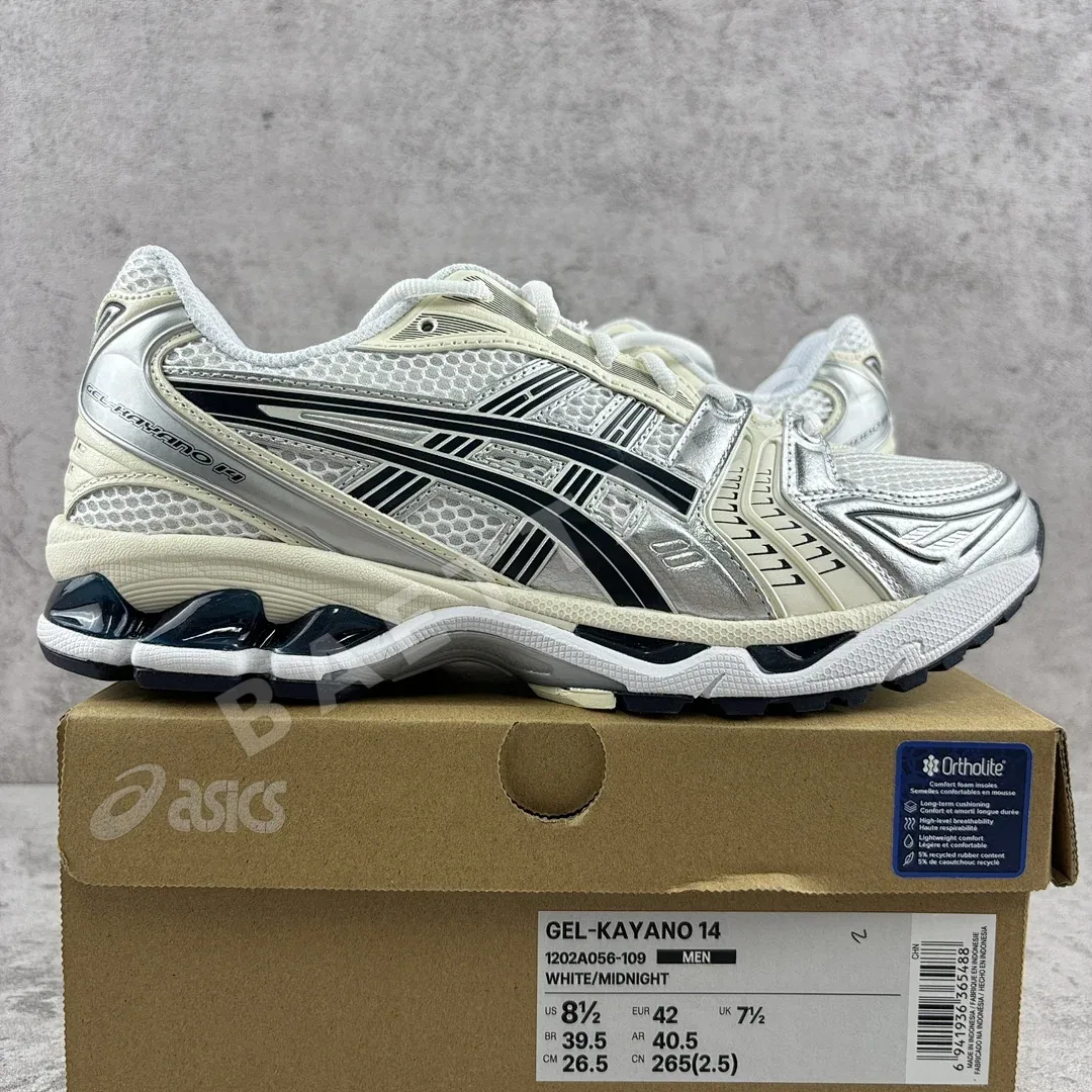 아식스 [ZC] 젤 카야노 14 1202A056-109 200235 Asics Gel-Kayano 14 White Midnight
