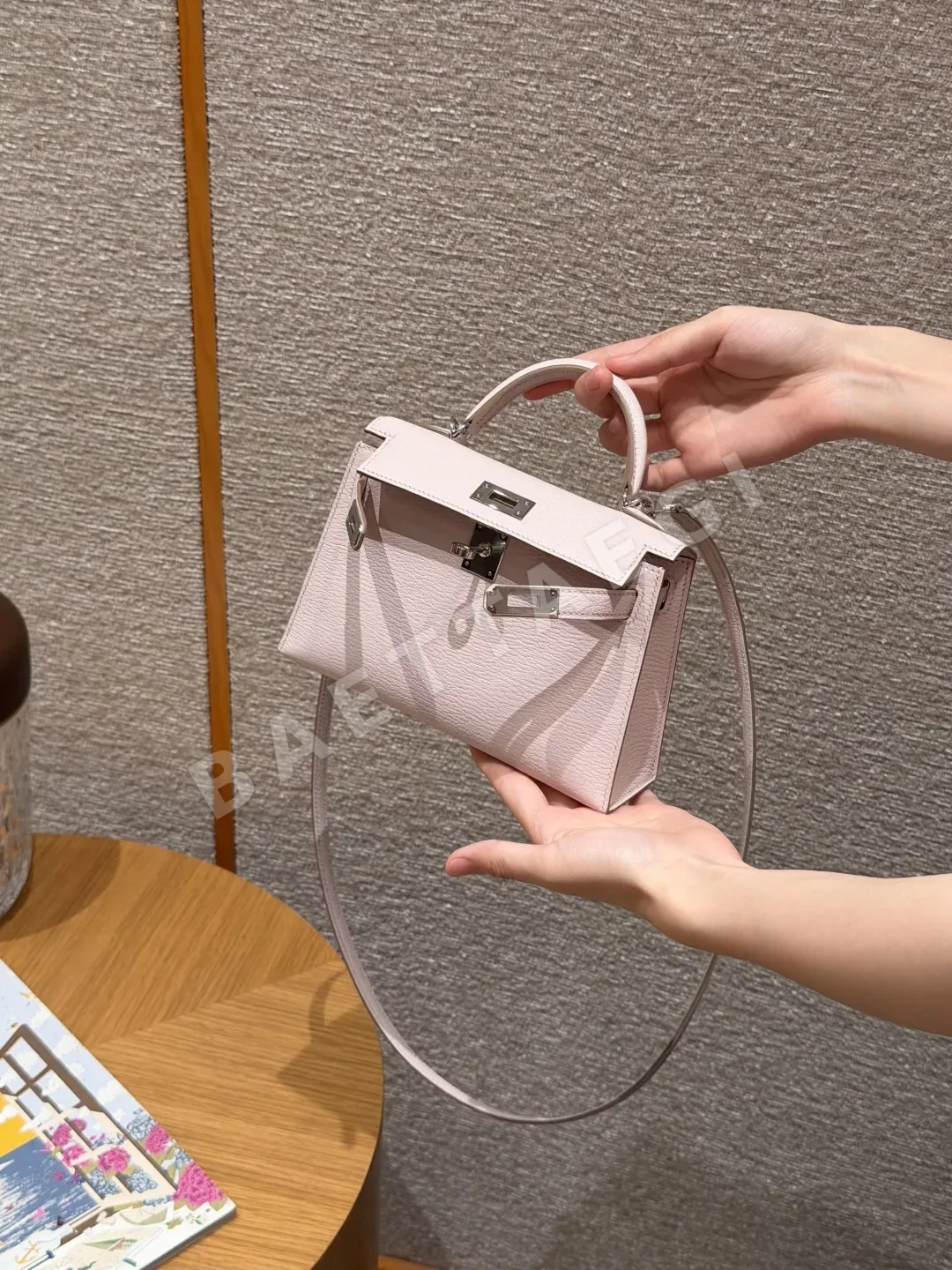 에르메스 켈리 미니 2 가죽 가방 상세 이미지 5