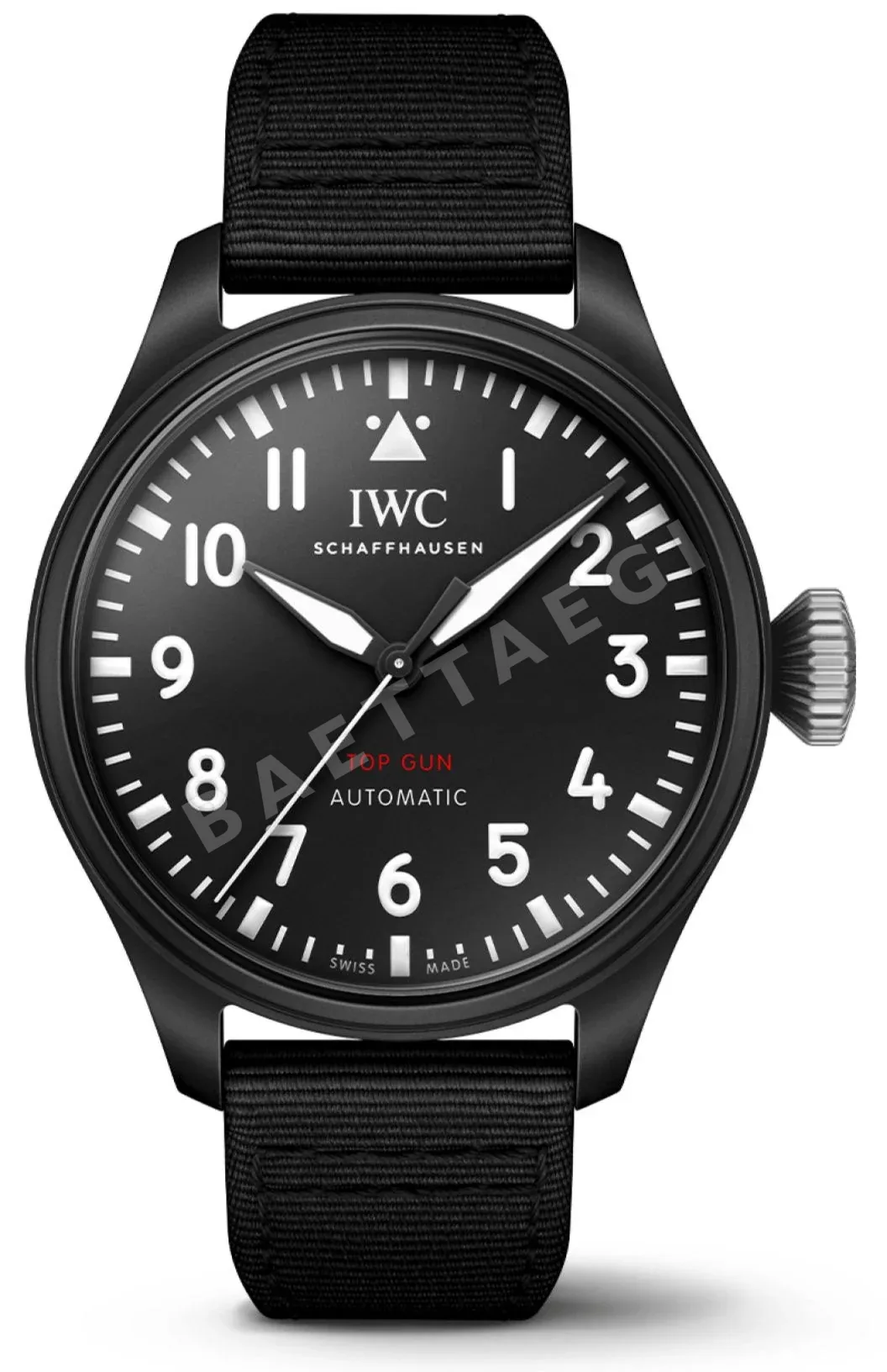 IWC 탑건 블랙 세라믹 시계 상세 이미지 7
