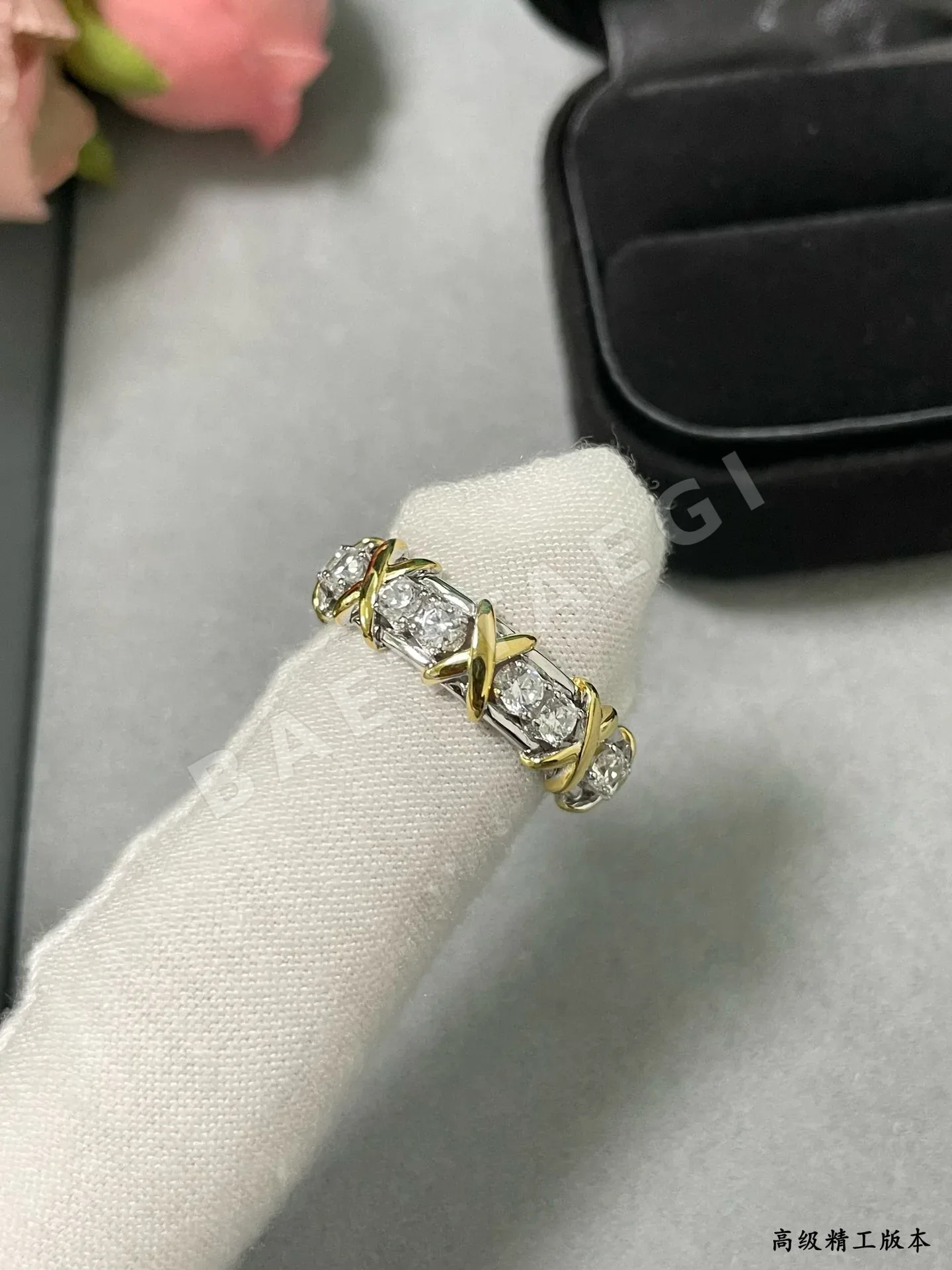티파니 클래식 크로스 컬러 링 반지 상세 이미지 9