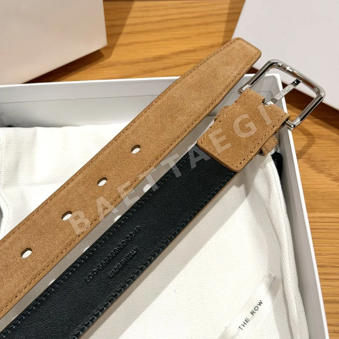 더로우 클래식 스웨이드 가죽 벨트 30mm 상세 이미지 9