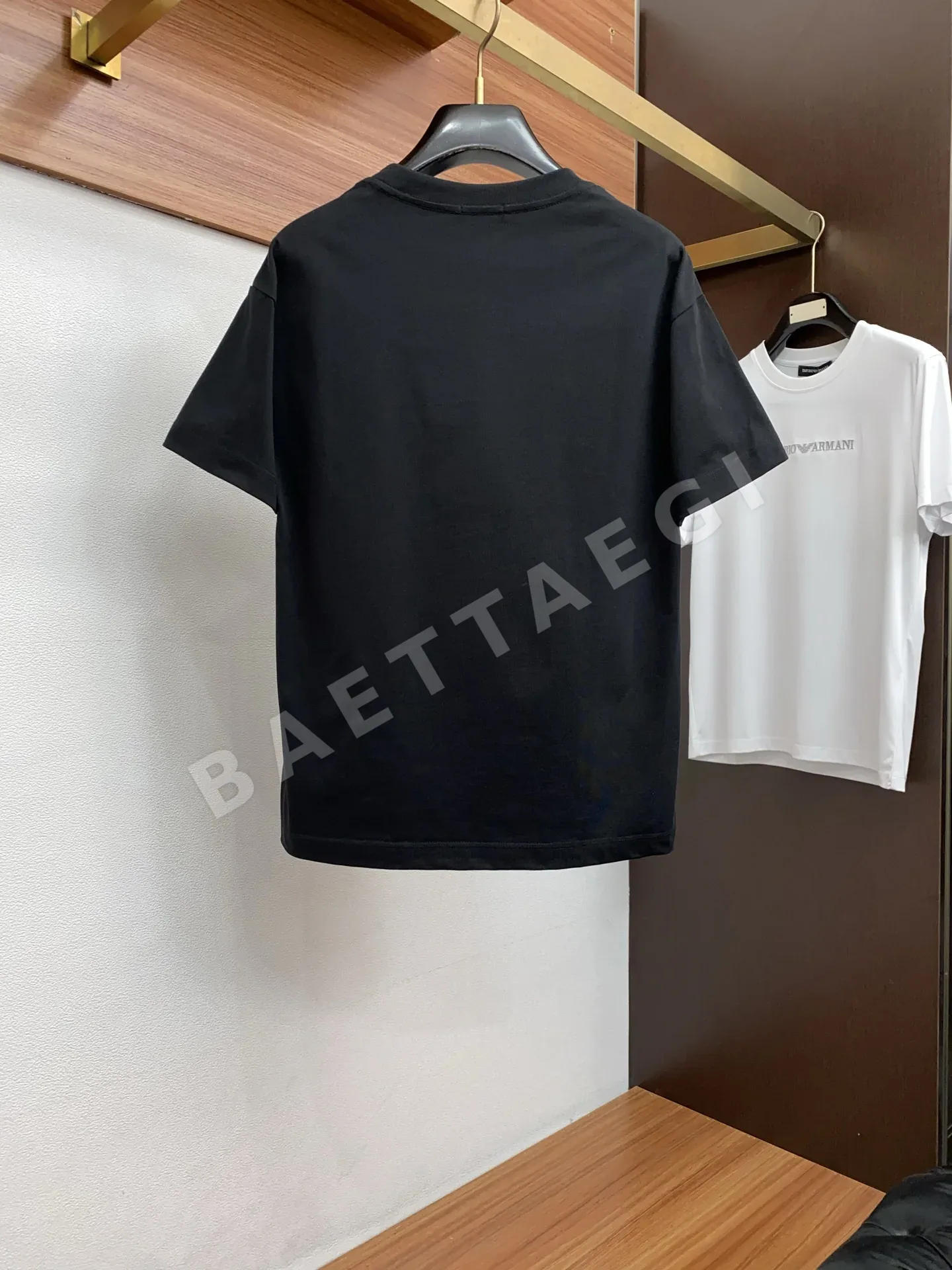 발렌시아가 장섬유 면 남성 반팔 셔츠 상세 이미지 9