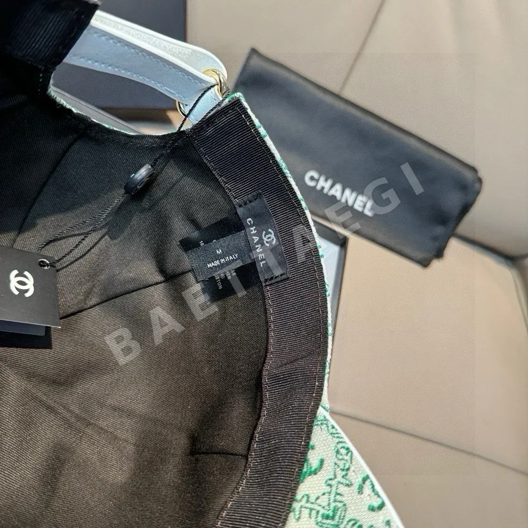 샤넬 더블 C 자카드 베이스볼 캡 상세 이미지 6