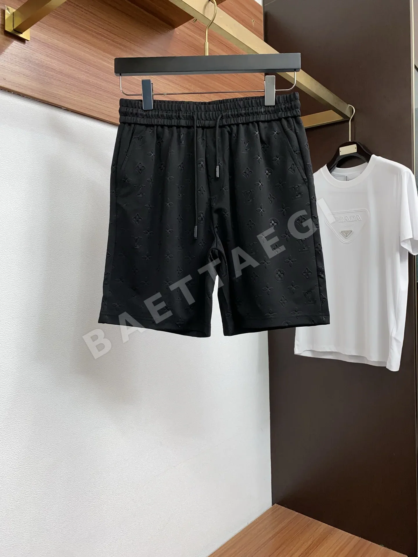 루이비통 코튼 스트레치 남성 반바지 135485