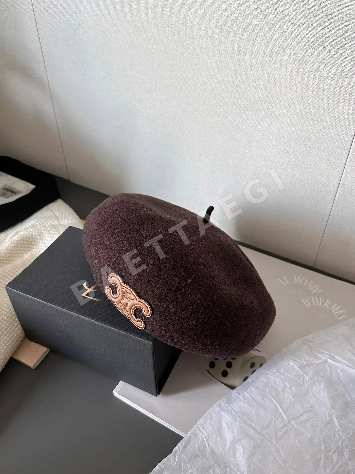 셀린느 캐시미어 베레모 상세 이미지 3