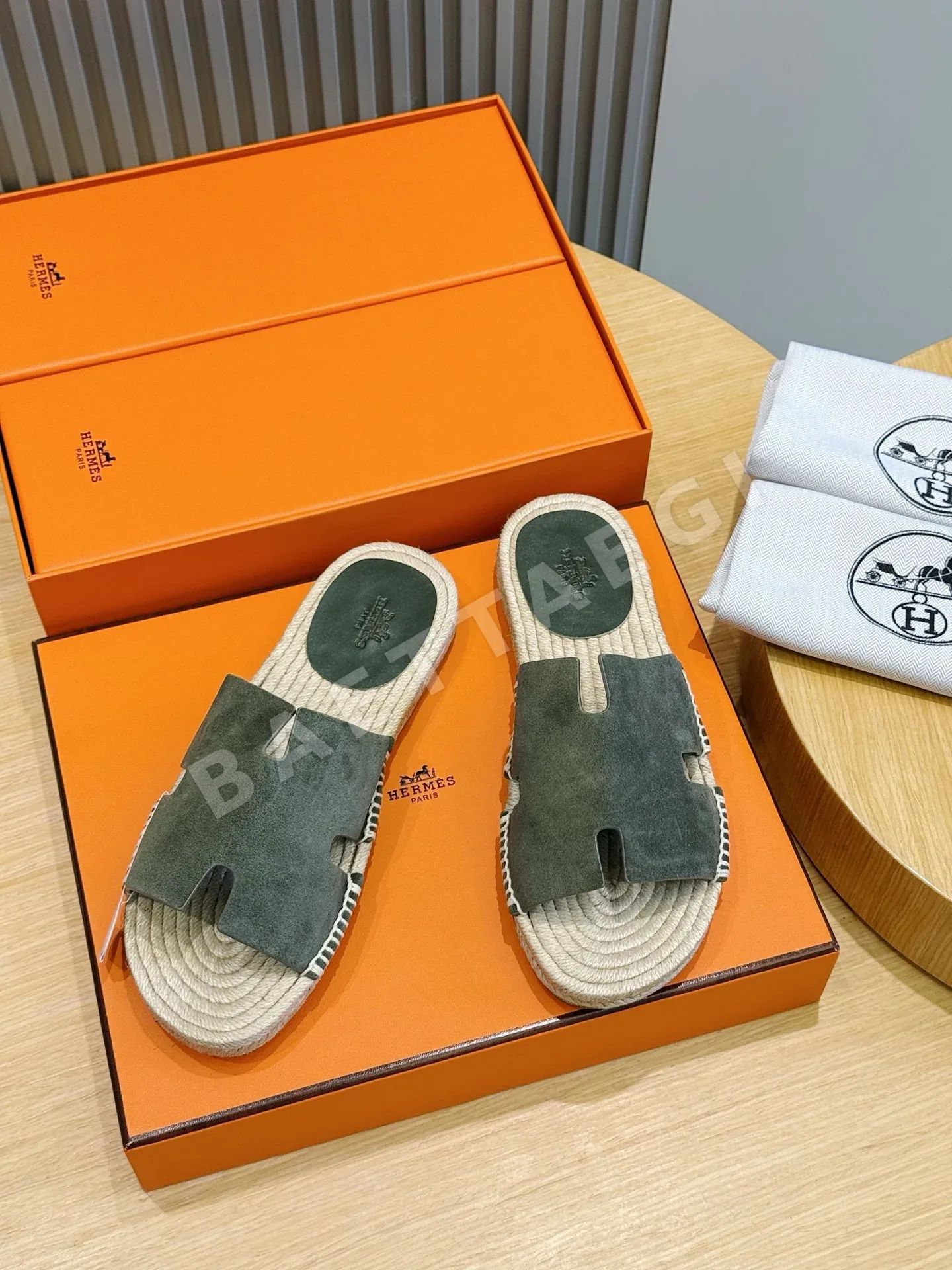 에르메스 안티구아 에스파드리유 샌들 105475