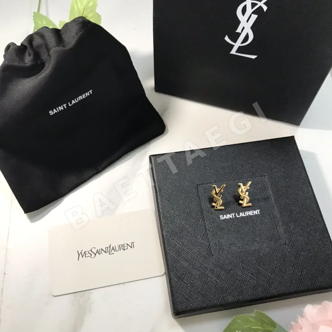 생로랑 YSL 이니셜 귀걸이 상세 이미지 2