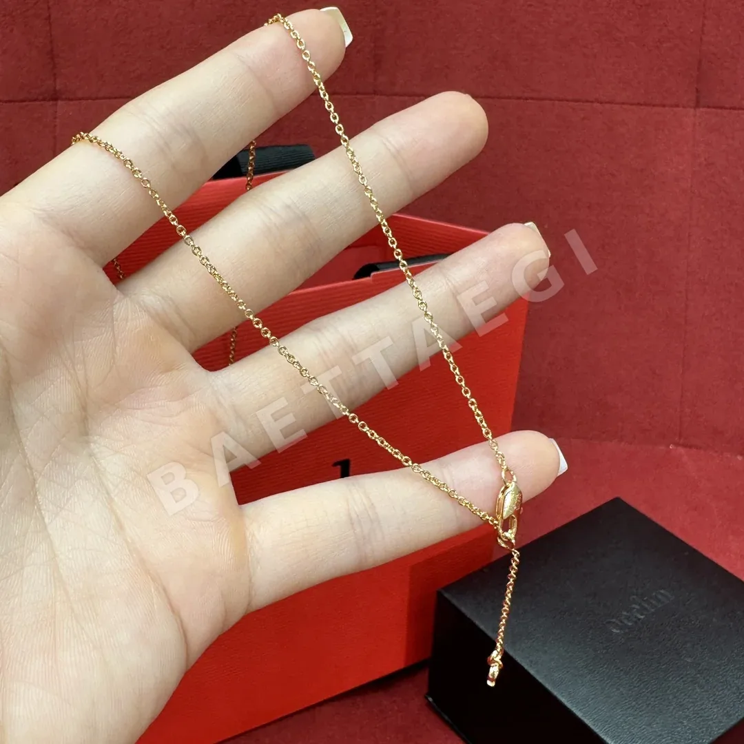 키린 쌍호리병 다이아몬드 장식 목걸이 상세 이미지 3
