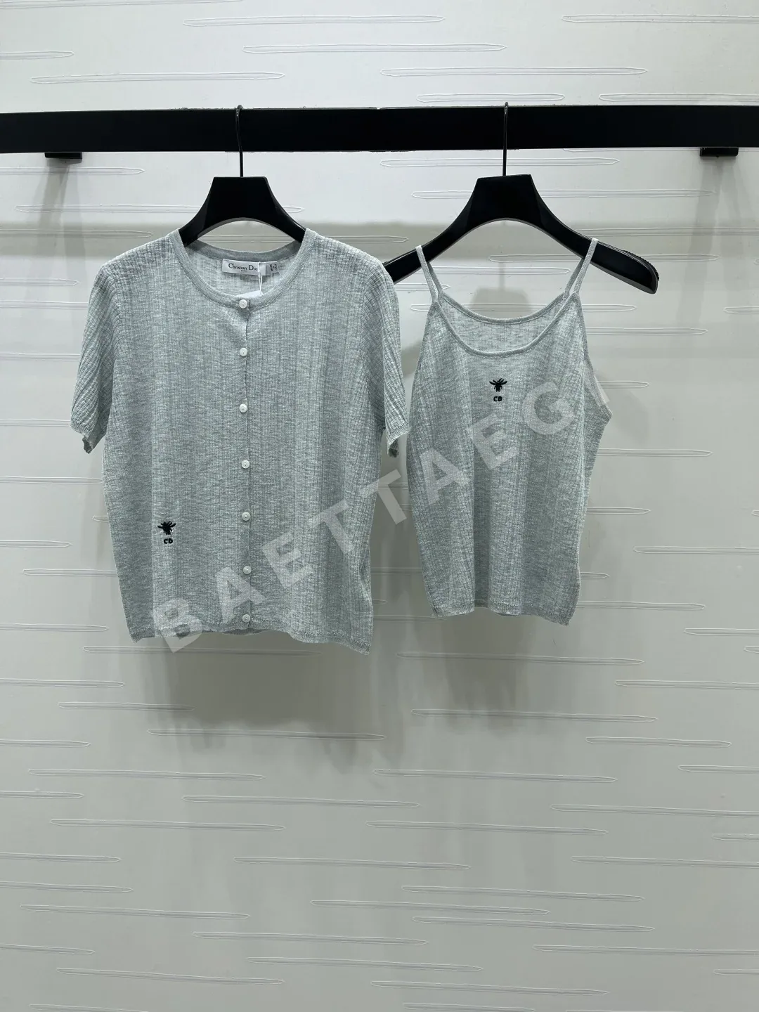 디올 캐미솔 반팔 카디건 투피스 세트 92729