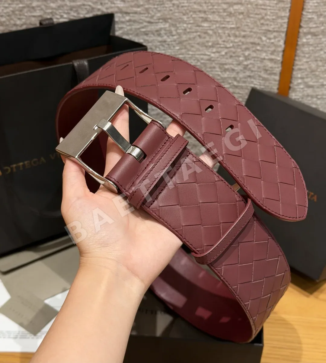 보테가베네타 인트레치아토 가죽 벨트 상세 이미지 3