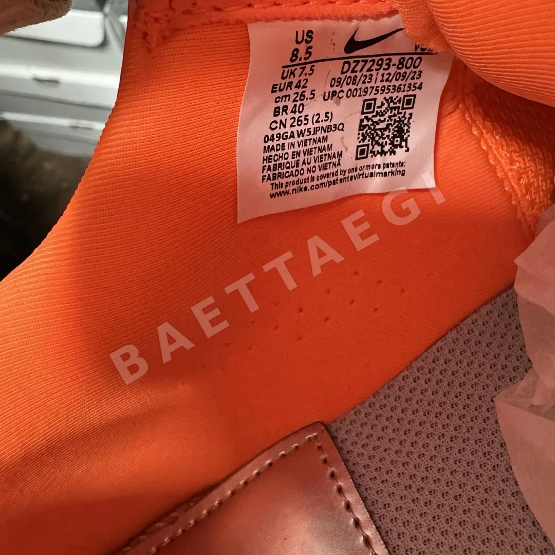 나이키 [GOAT] 핫 스텝 2 DZ7293-800 201326 Nike Hot Step 2 Drake NOCTA Total Orange 상세 이미지 4