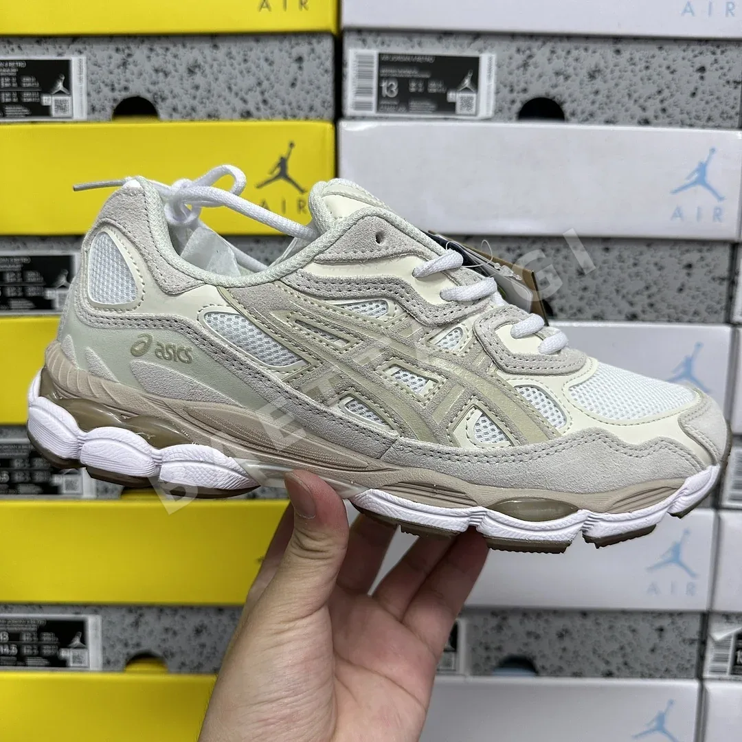 아식스 [M] 젤 NYC 1203A663-102 200489 Asics Gel-NYC White Feather Grey 상세 이미지 5