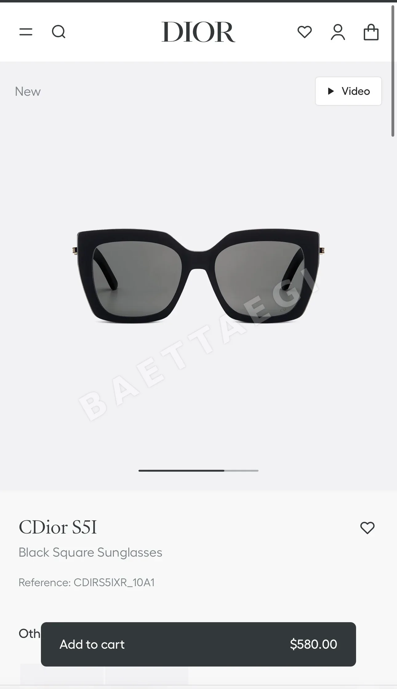 디올 선글라스 72698 Dior Sunglasses 상세 이미지 8