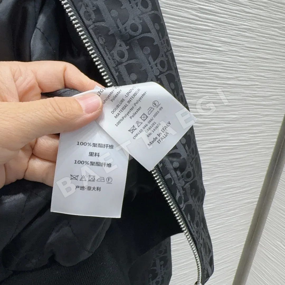 디올 자카드 퀼팅 베이스볼 여성 자켓 상세 이미지 9
