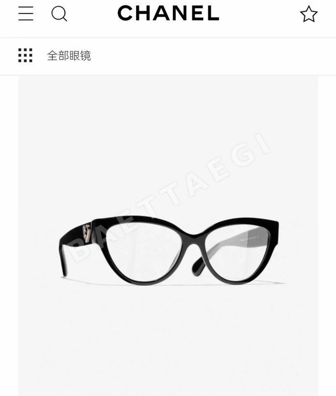 샤넬 CH5477 선글라스 상세 이미지 5