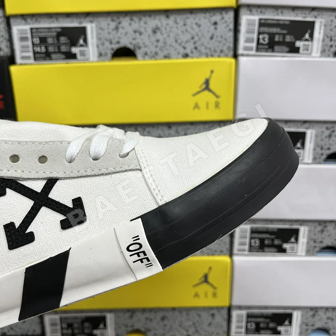 오프화이트 아블로 벌크 로우 202398 Off White Abloh Vulc Low Top White 상세 이미지 9