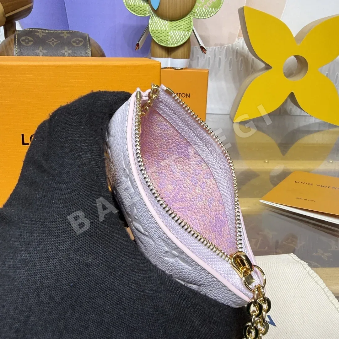 루이비통 모노그램 앙프랑 포쉐트 큐어 카드 키 파우치 지갑 상세 이미지 9
