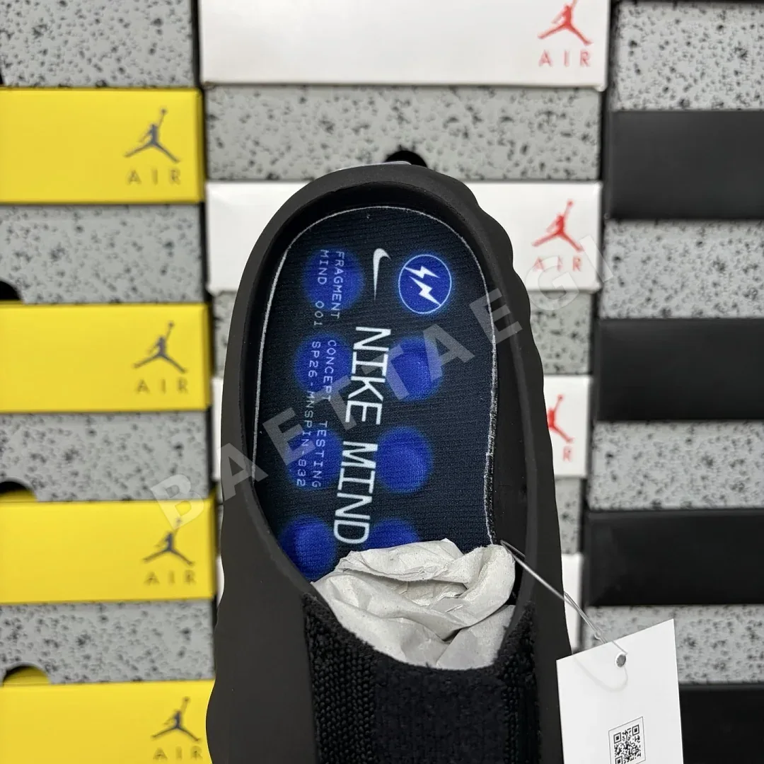 나이키 [LW] 마인드 001 슬라이드 IQ8502-001 201445 Nike Mind 001 Slide Fragment Black 상세 이미지 5