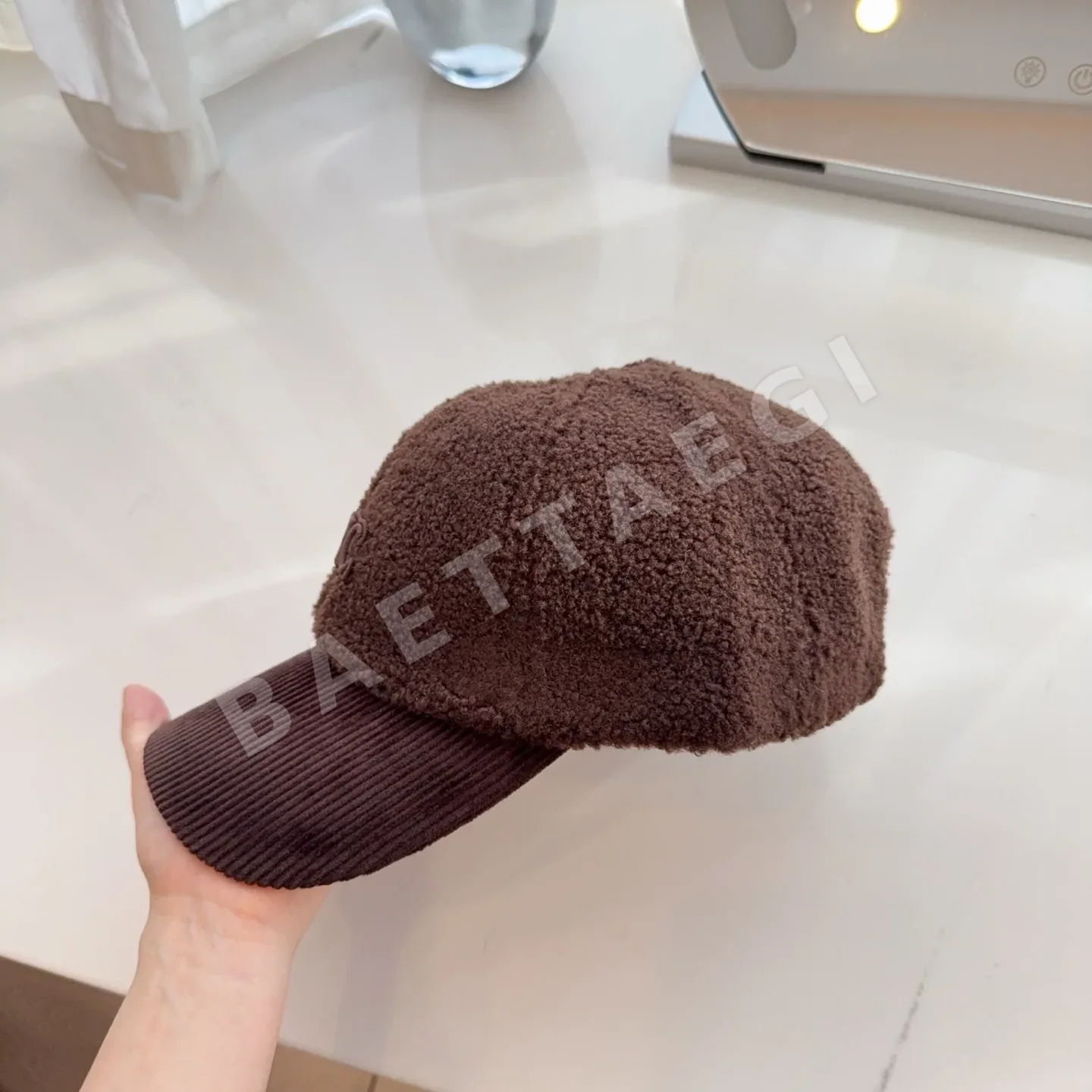 셀린느 시어스킨 램울 베이스볼 캡 상세 이미지 3