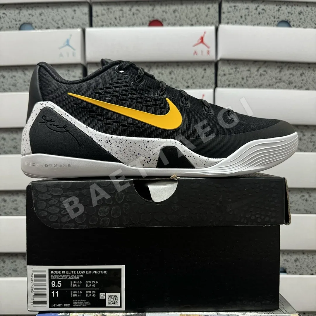 나이키 [GX] 코비 9 EM 로우 프로트로 TB IH1401-002 201391 Nike Kobe 9 EM Low Protro TB Black 상세 이미지 1