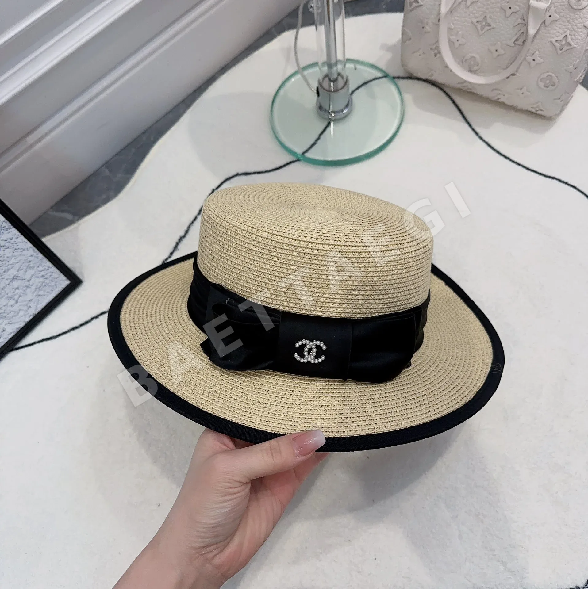 샤넬 새틴 리본 플랫캡 상세 이미지 2