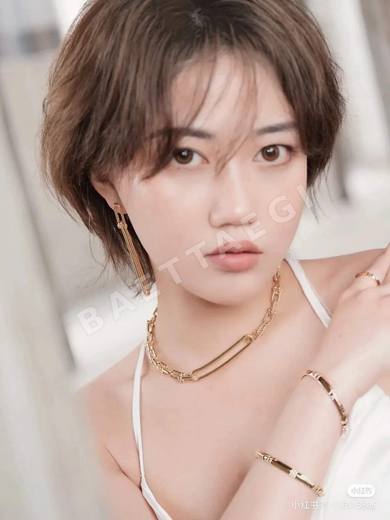 티파니 하드웨어 목걸이 상세 이미지 4