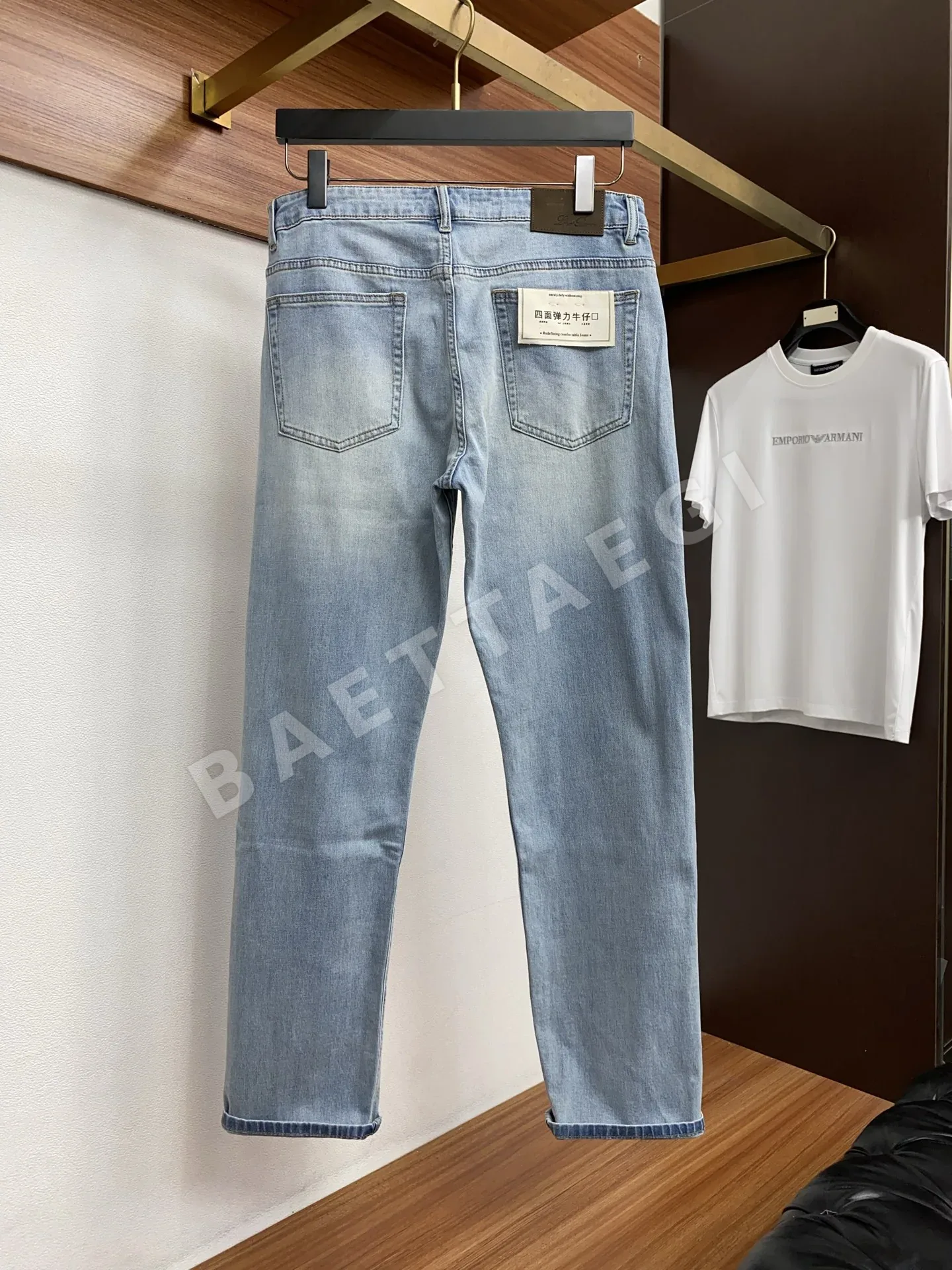 로로피아나 남성 데님 바지 상세 이미지 8