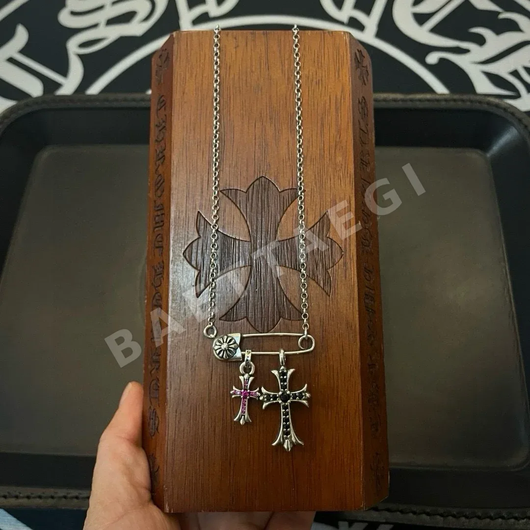 크롬하츠 클래식 더블 크로스 펜던트 목걸이 상세 이미지 9