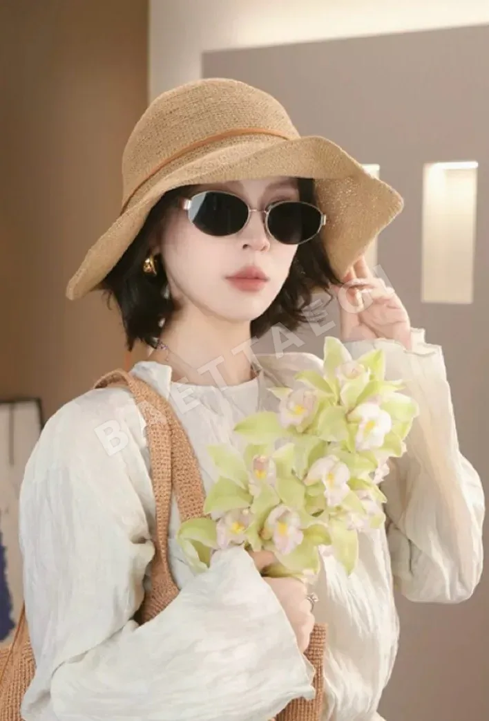 샤넬 파피루스 크로셰 보울 햇 119444