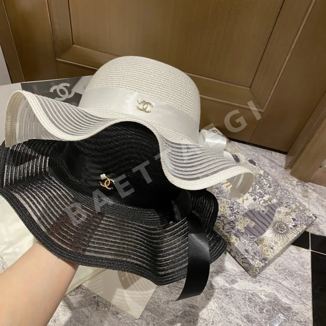 샤넬 밀짚 버킷햇 모자 상세 이미지 9