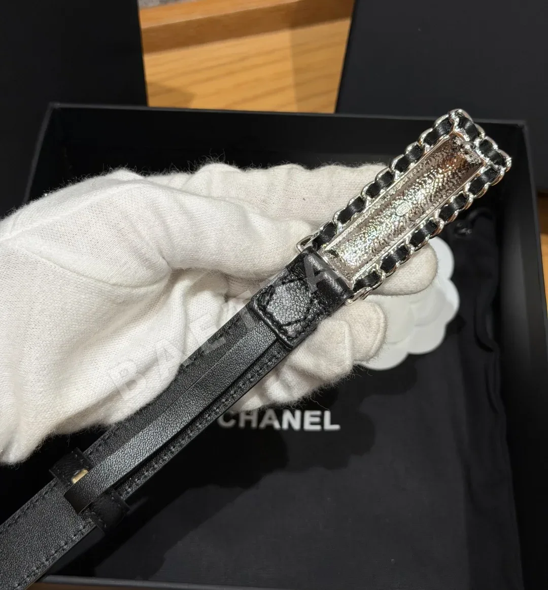 샤넬 퀼팅 램스킨 20mm 벨트 상세 이미지 4