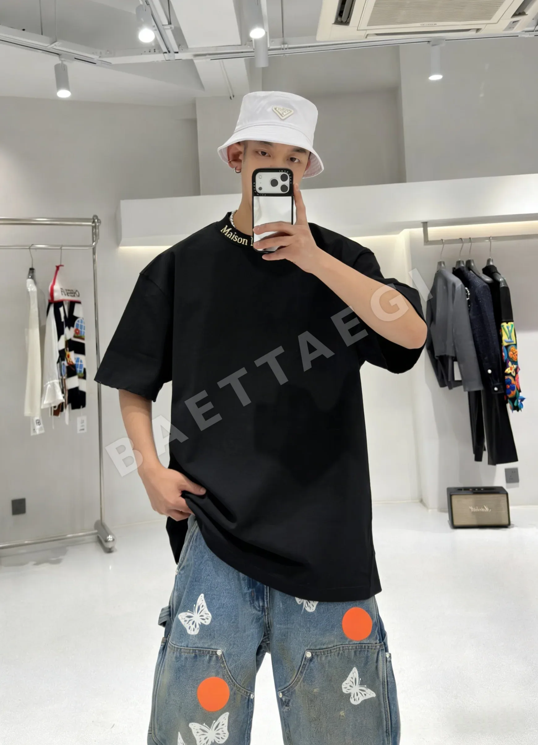 마르지엘라 와이드 오버핏 워싱 남녀공용 반팔 티셔츠 상세 이미지 8