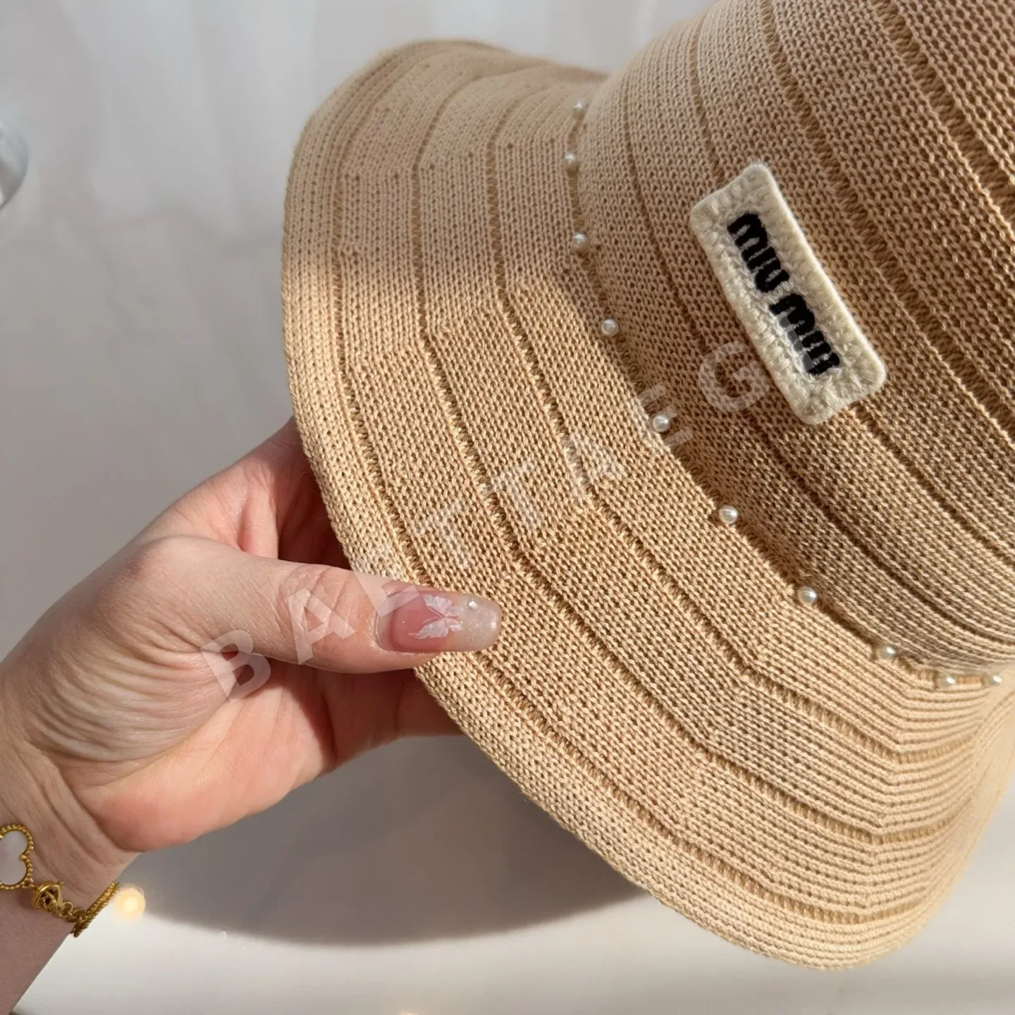 미우미우 모자 81257 Miu Miu Cap 상세 이미지 6