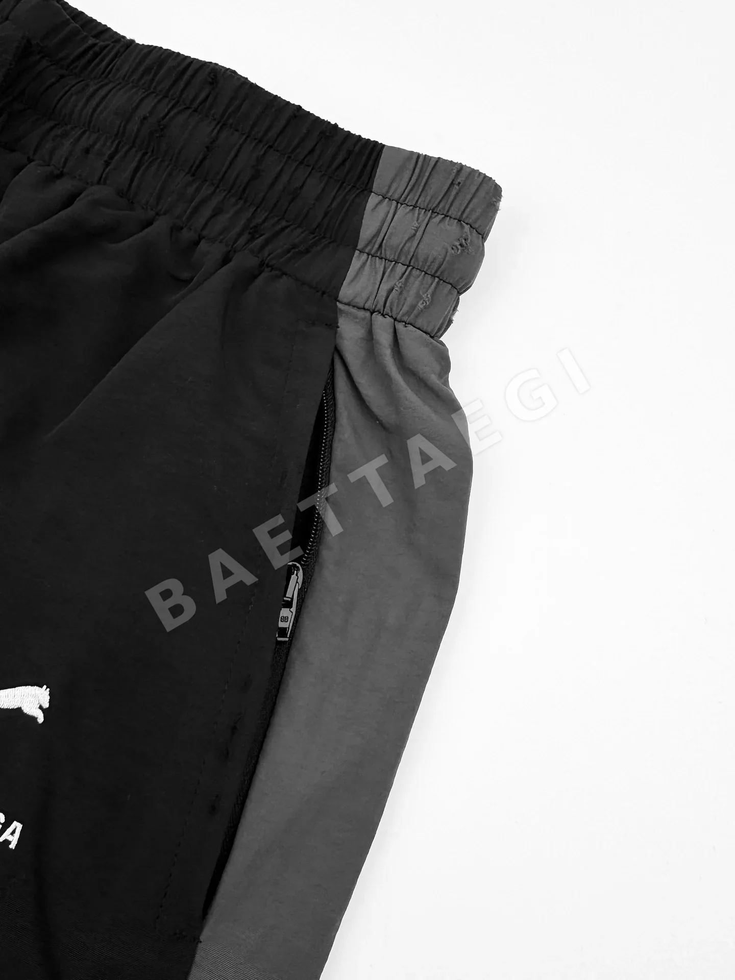 발렌시아가 자수 남성 나일론 바지 상세 이미지 7