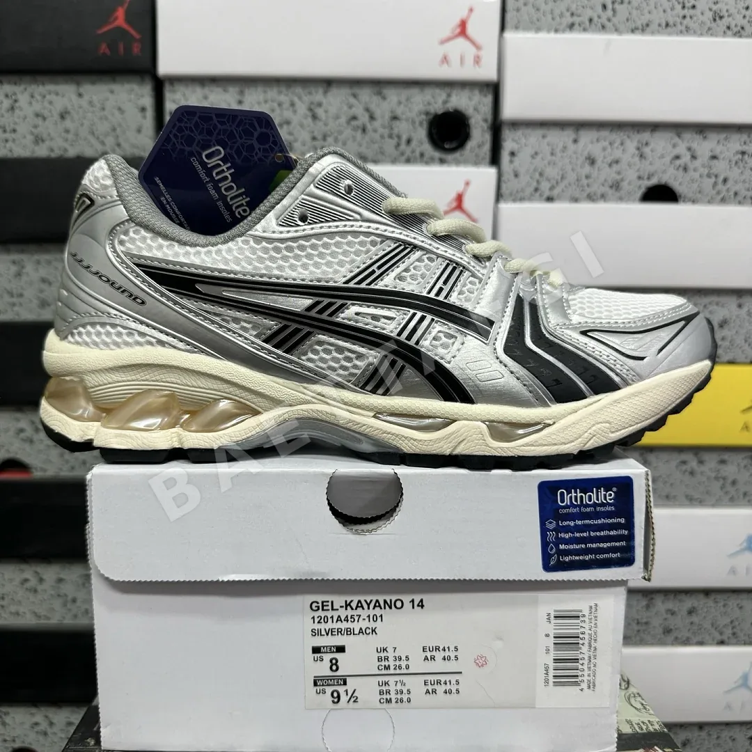 아식스 [LZ] 젤 카야노 14 1201A457-101 200568 Asics Gel-Kayano 14 JJJJound Silver Black