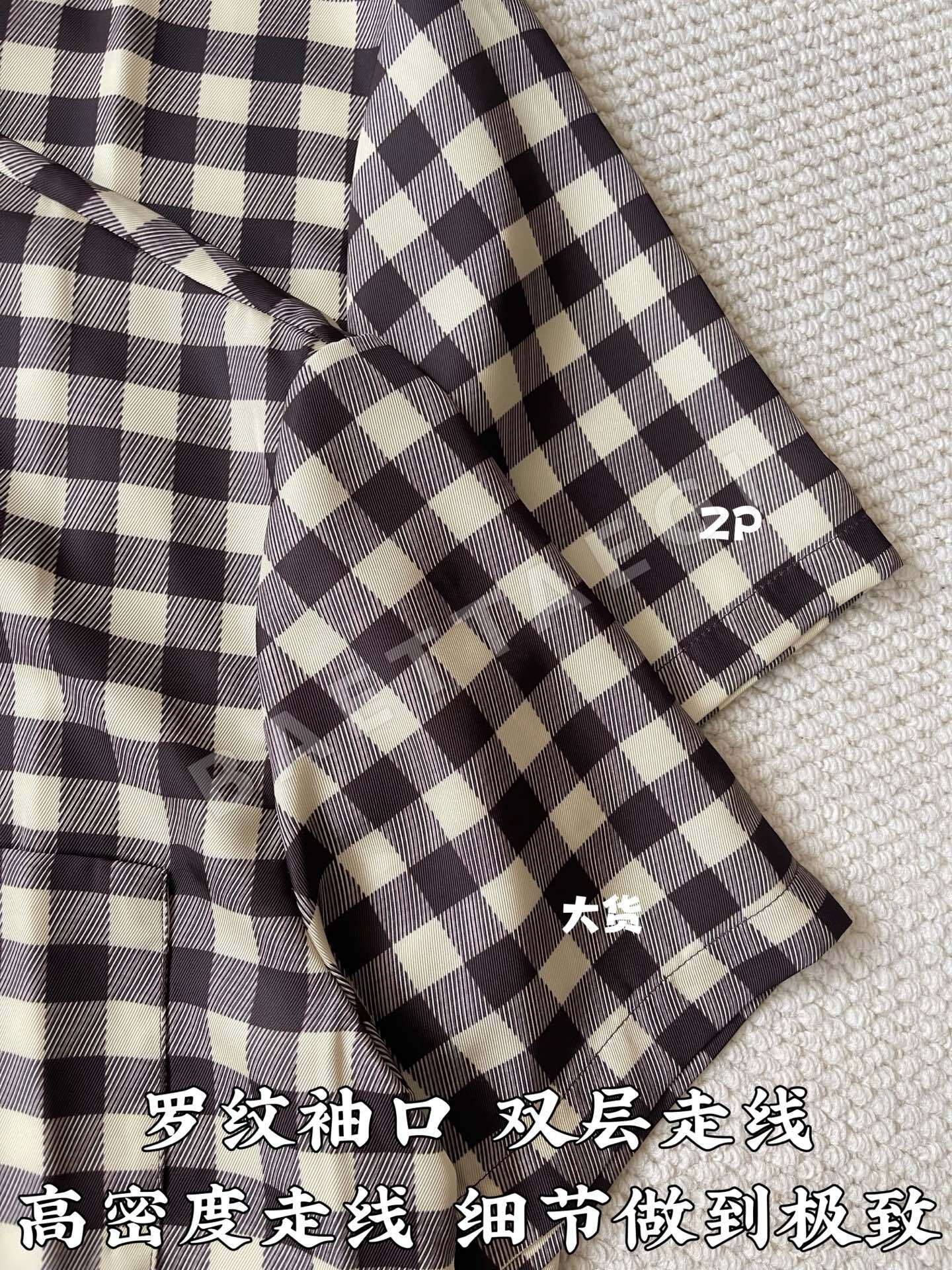 루이비통 다미에 포켓 라벨 남성 반팔 티셔츠 상세 이미지 7