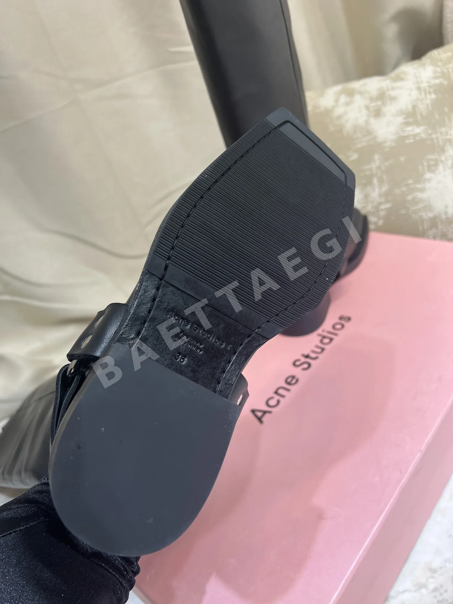 디올 스퀘어 토 모터사이클 부츠 상세 이미지 8