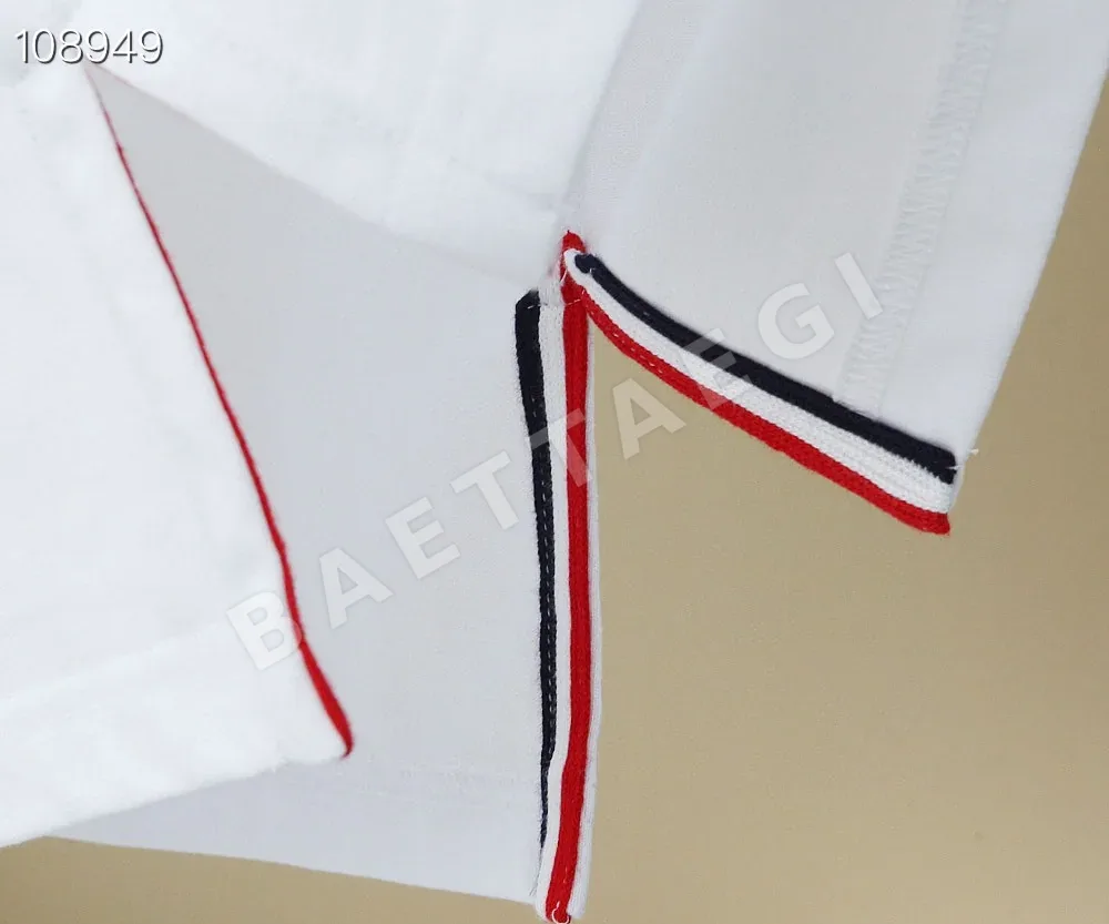 톰브라운 강아지 자수 남성 반팔 티셔츠 상세 이미지 6