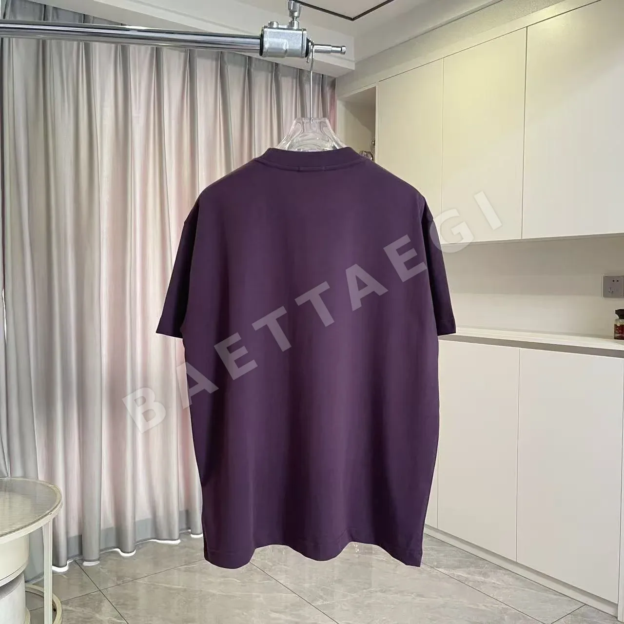 에르메스 로고 자수 반팔 티셔츠 상세 이미지 7