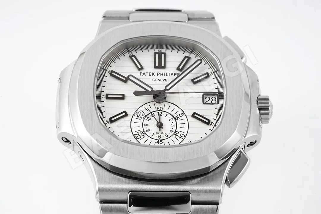 파텍필립 노틸러스 5980 크로노그래프 레더스트랩 PPF 공장 레플리카 44028 Patek Philippe 상세 이미지 3