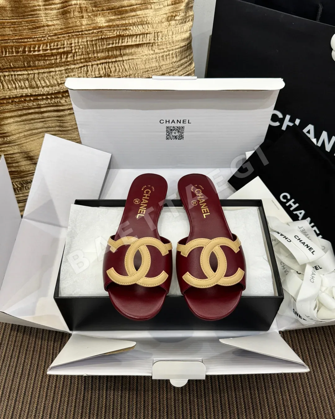 샤넬 더블 C 로고 샌들 98269