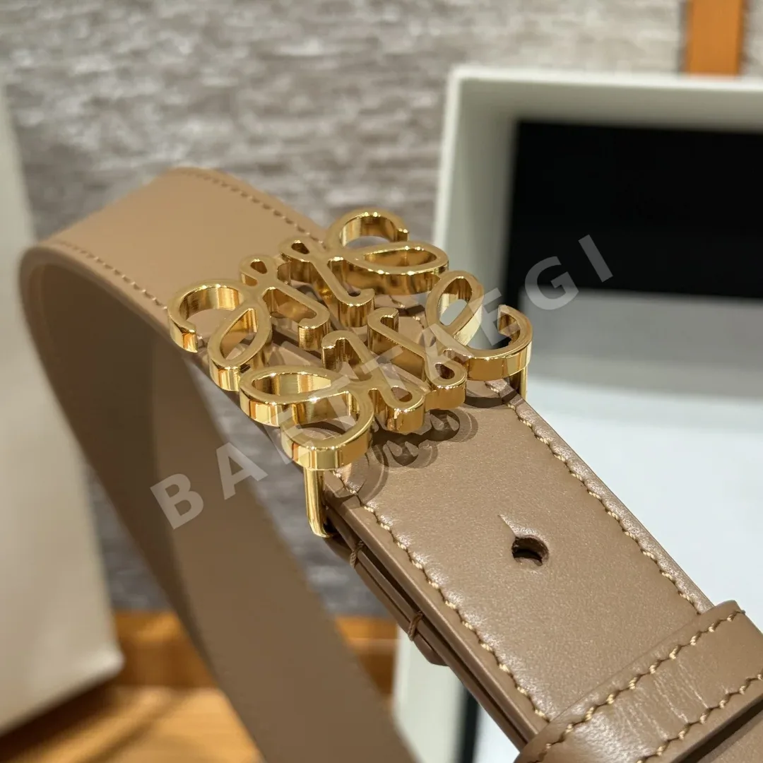로에베 아나그램 소가죽 벨트 상세 이미지 5