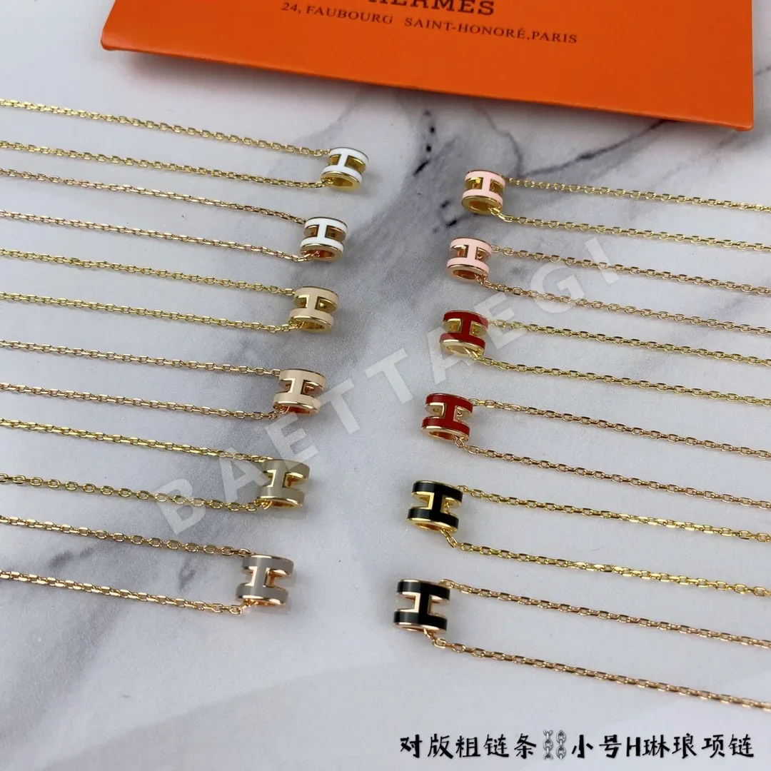 에르메스 미니 H 목걸이 상세 이미지 4