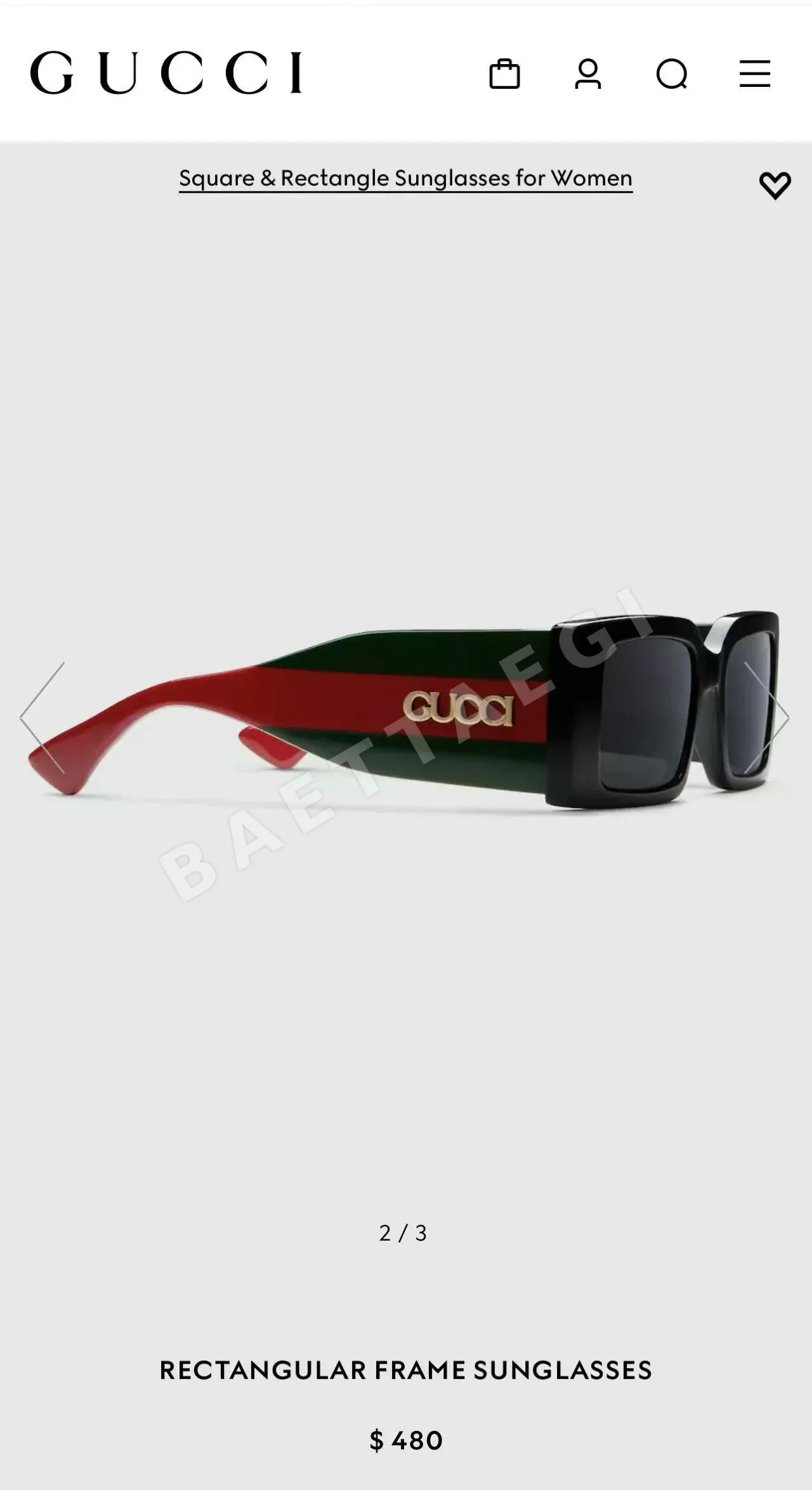 구찌 선글라스 56596 Gucci Sunglasses 상세 이미지 4